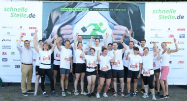 Foto Firmenlauf Leipzig vor Ort 2023