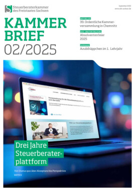 Kammerbrief 02/2025 Titelbild Kammerbrief 02/2025 - Ansicht öffnen